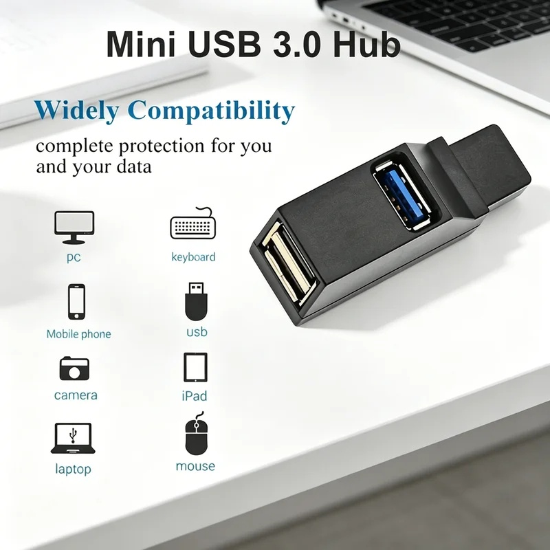Tech Accessories Pc - USB 3.0 2.0 Hub Splitter 3