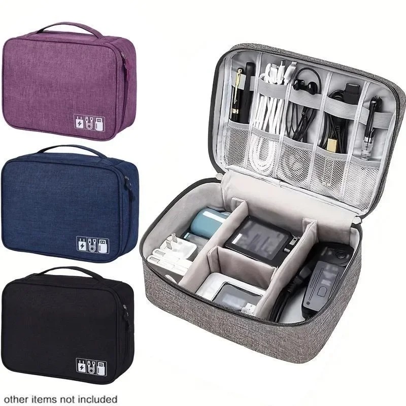 Tech Accessories For Travel - Tas Organizer Elektronik untuk Perjalanan, Tahan