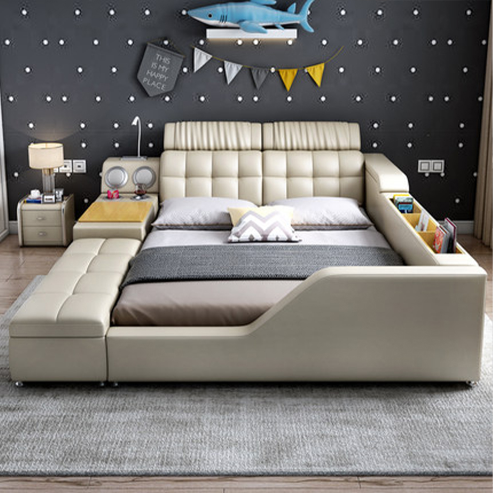 Tech Queen - Tempat Tidur Pintar Teknologi Multi-Fungsional Modern