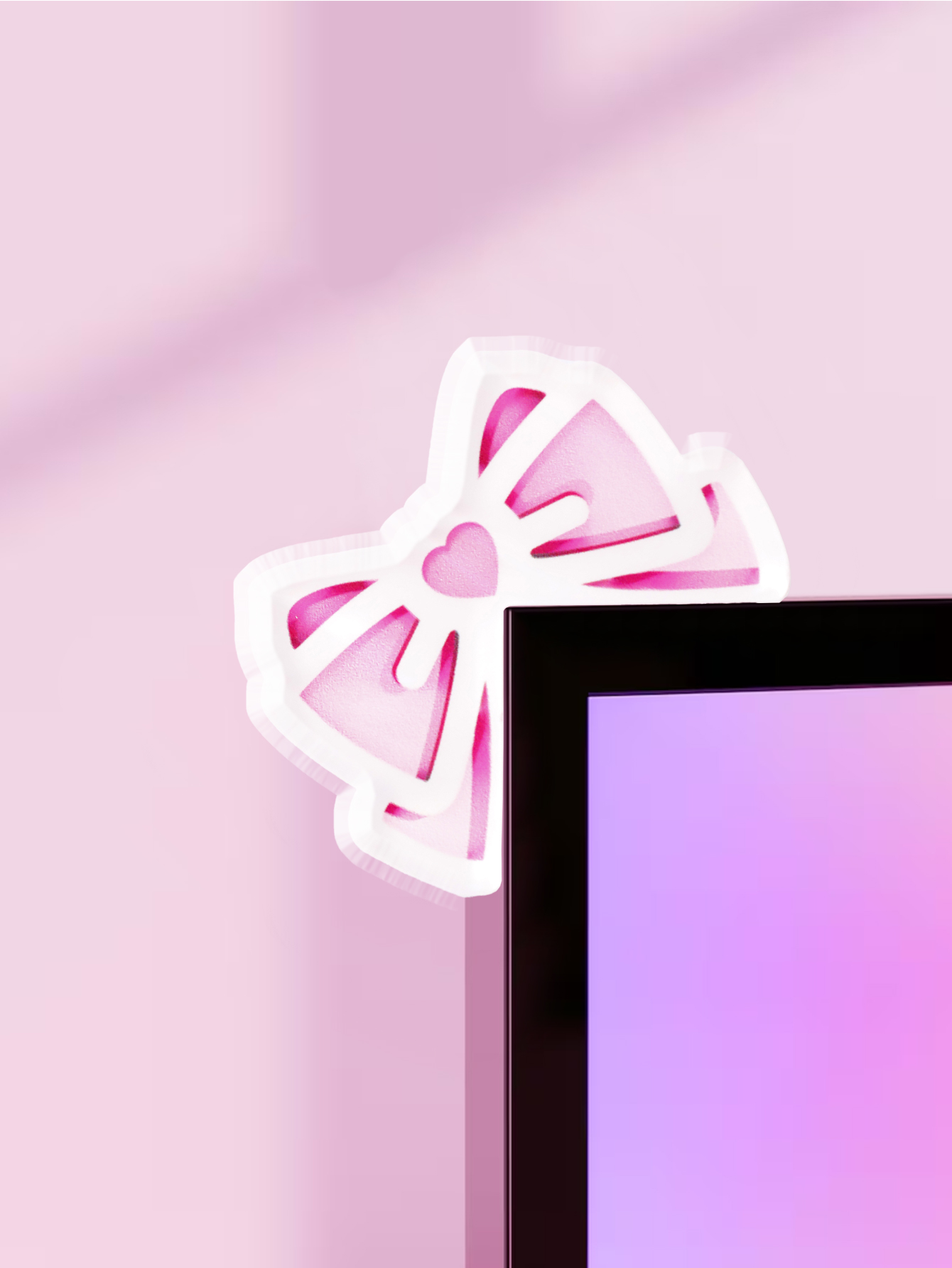 Tech Accessories For Desk - Dekorasi Monitor Pita Kawaii Aksesori PC