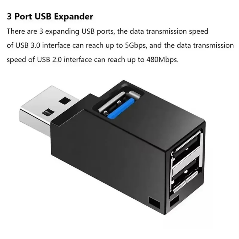 USB 3.0 2.0 Hub Splitter 3 Por - Tech Accessories Pc ulasan dan harga