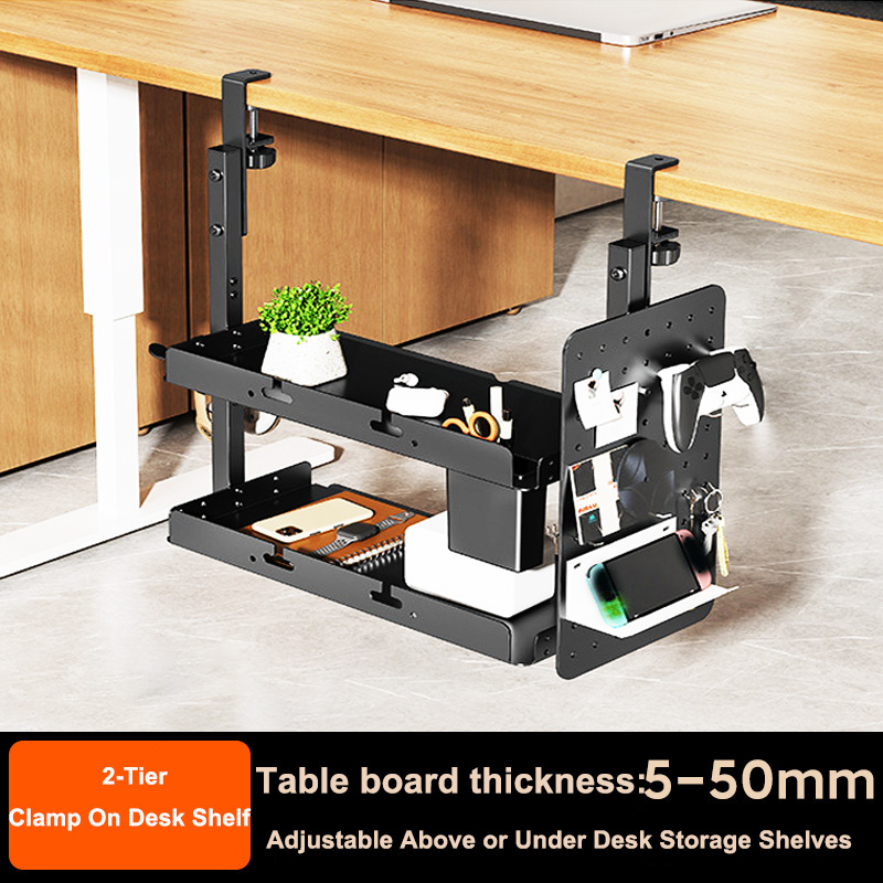 Rak Penyimpanan 2 Tingkat 14 I - Tech Accessories For Desk ulasan dan harga