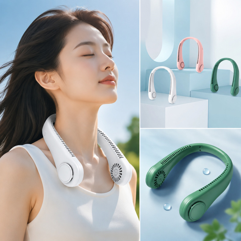 Kipas Leher Tanpa Baling-Balin - Usb Fan Silent ulasan dan harga