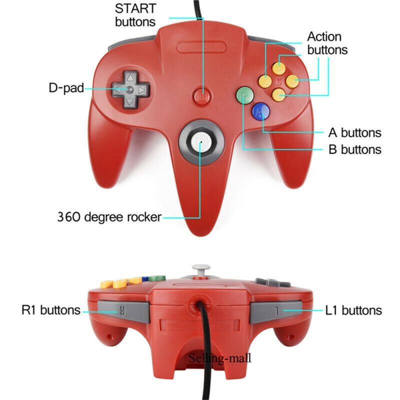 N64 kontroler klasik berkabel  - Tech Accessories Pc ulasan dan harga